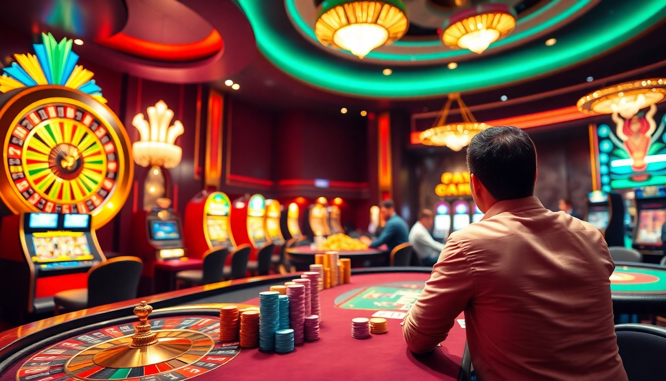 Experience high-stakes gambling action at https://s88.works/ with colorful chips and a thrilling roulette wheel.