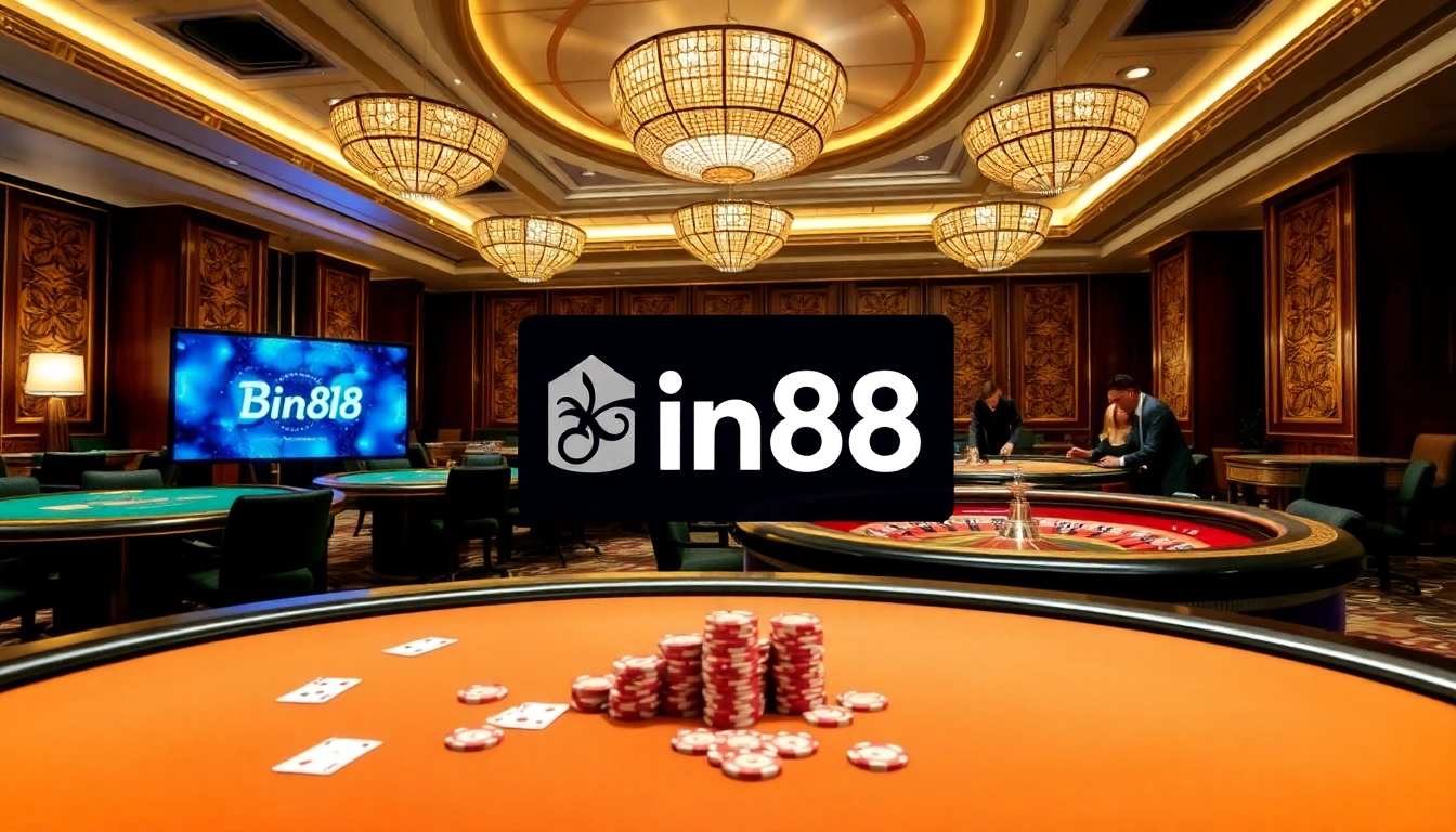 Experience luxury and excitement at Bin88 with Baccarat, Roulette, and Poker tables.