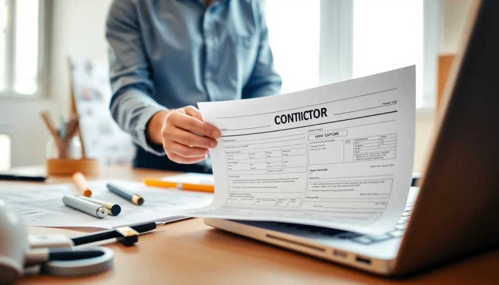 Submit a DAS 142 form for apprentice dispatch, showcasing professional contractor's workspace.