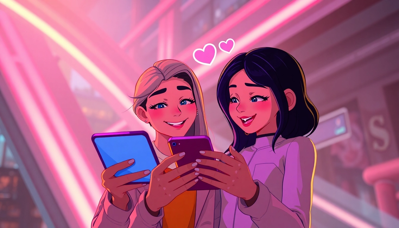 Engaging AI sexting characters in a playful text conversation on a smartphone.