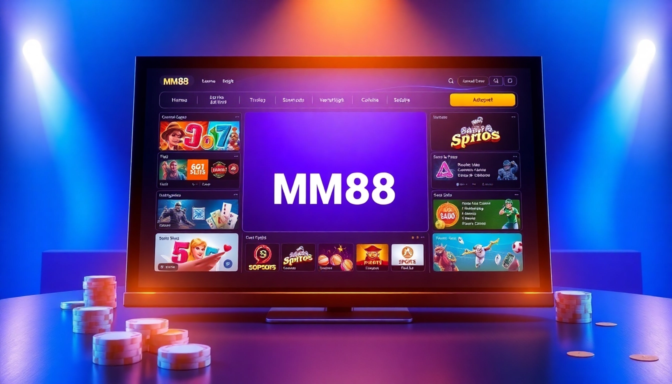 Explore the engaging interface of MM88's online betting platform at https://mm88.agency/ with sports and casino options.