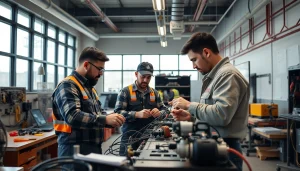 Electrician apprenticeship Hawaii training session with hands-on learning experiences and tools.