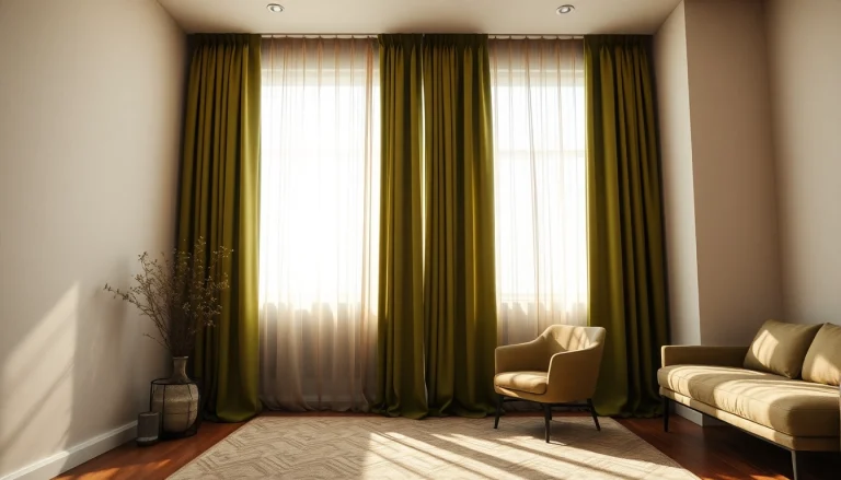 Fluweel stretch stof gordijnen in een elegante interieursetting die warmte en luxe uitstralen.