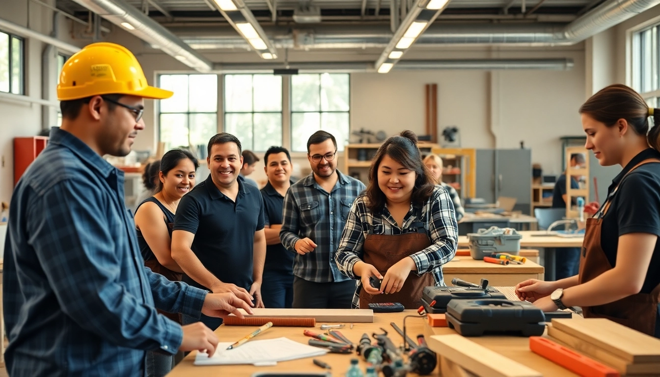 Students at trade schools oahu participating in hands-on training in modern classrooms.