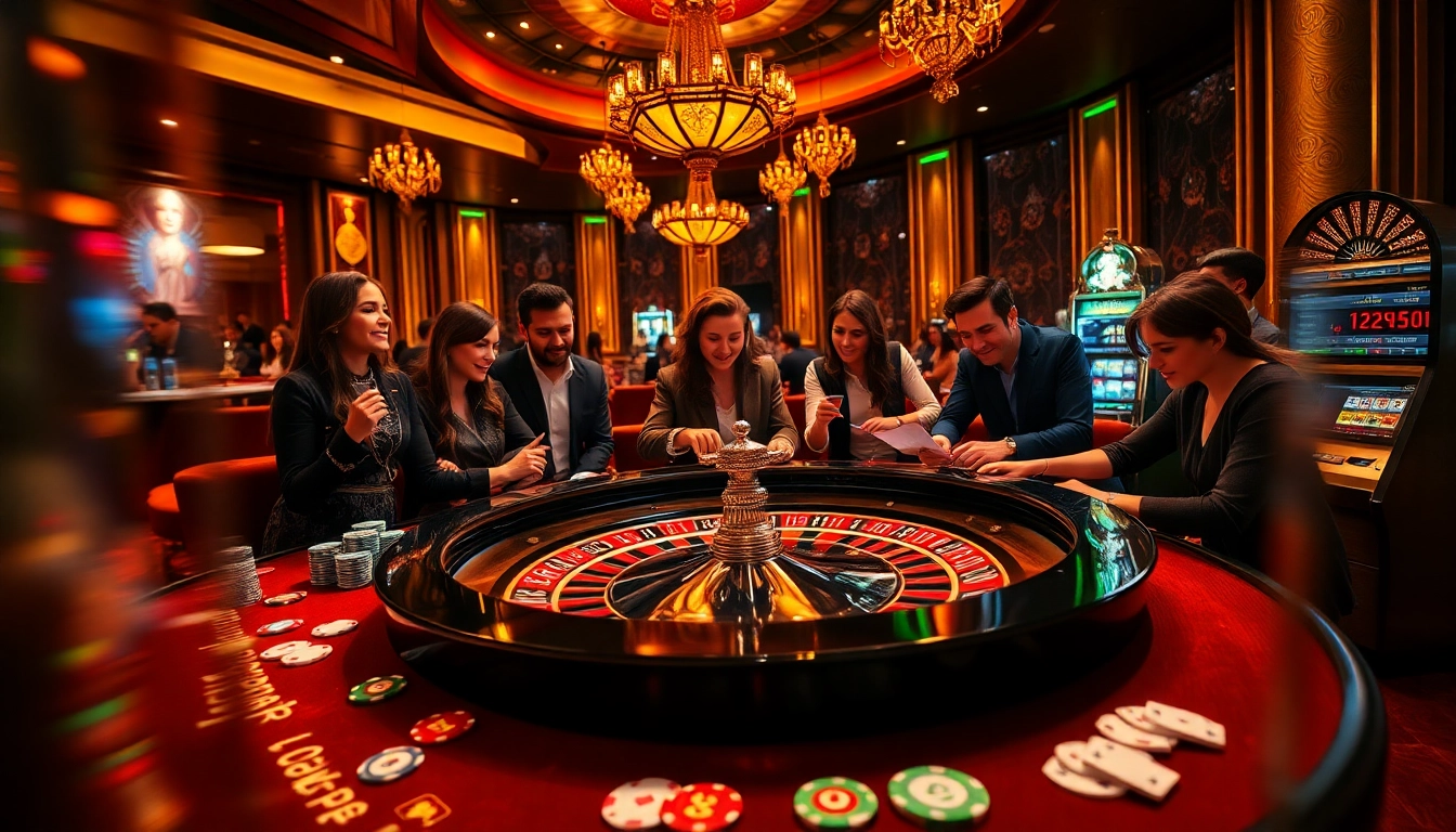 Experience the thrill of placing bets on the hidden wiki official casino scene with vibrant tables and eager players.