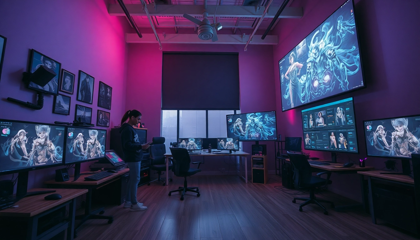 Experience the future of NSFW AI artistry in a modern digital studio.