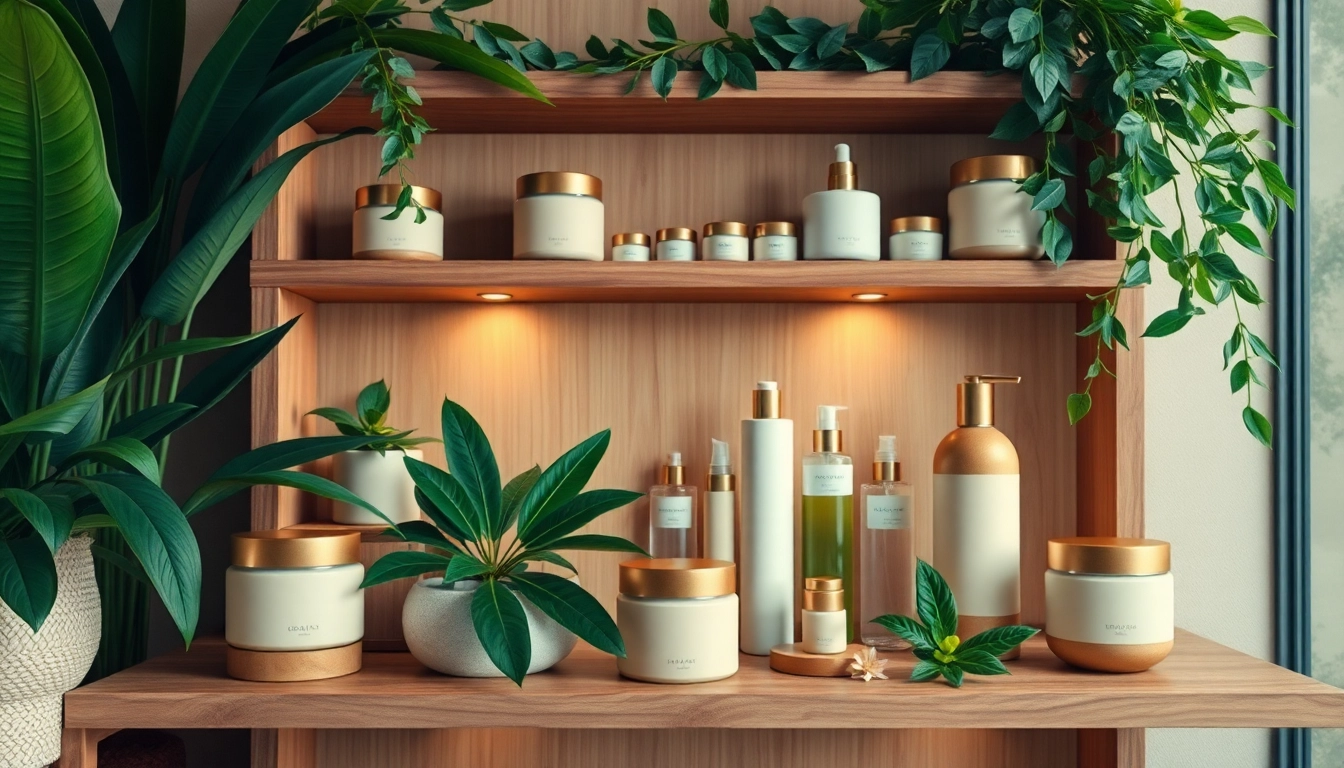 Krema i sapuni od prirodna kozmetika u opuštajućem ambijentu za negu kože.