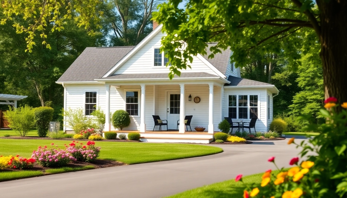 Cape Style Home In-Law Addition showcasing inviting exterior features in a beautiful suburban neighborhood.