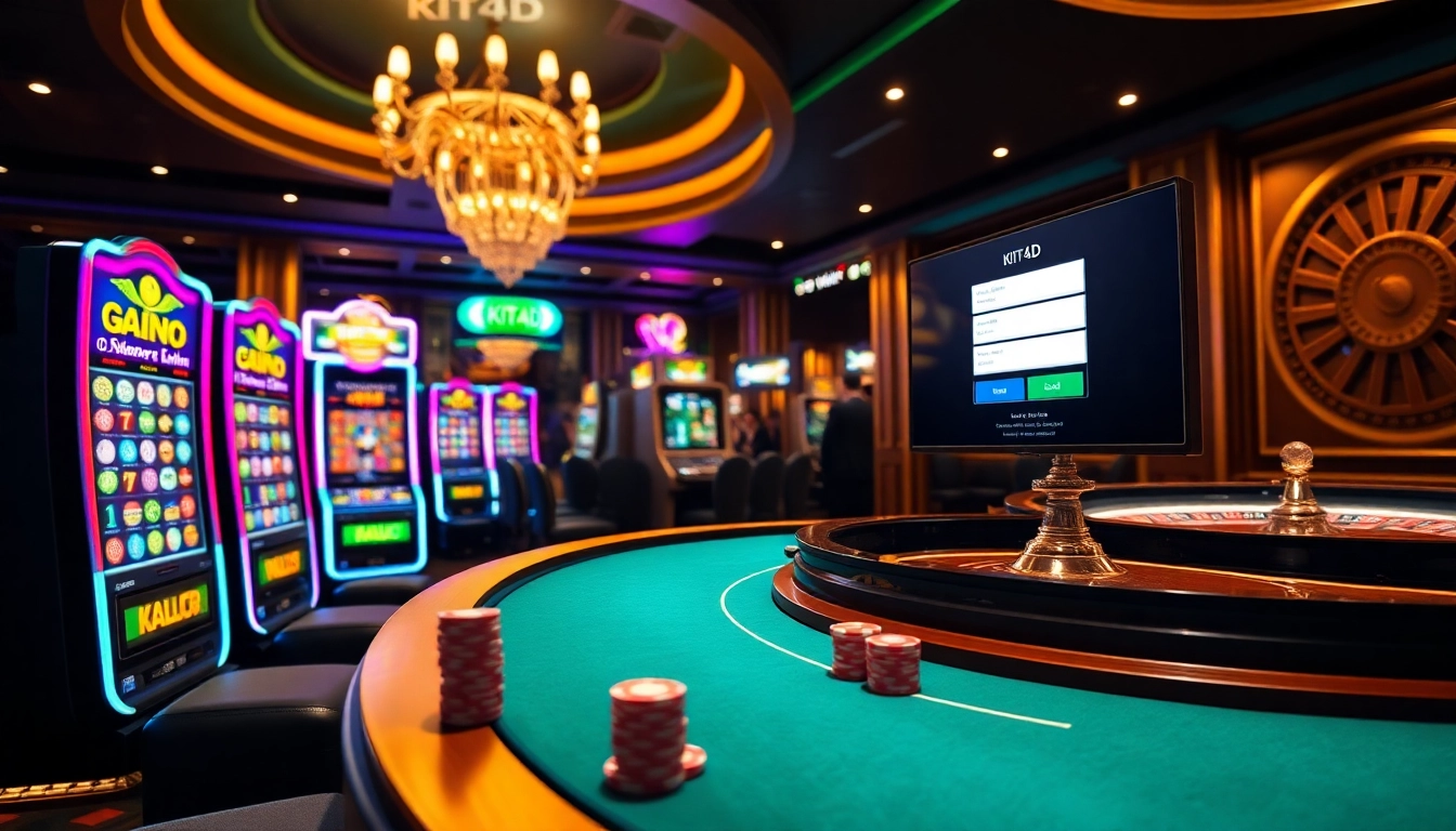 Login KIT4D untuk mengakses pengalaman kasino online terkemuka dalam suasana permainan yang dinamis.